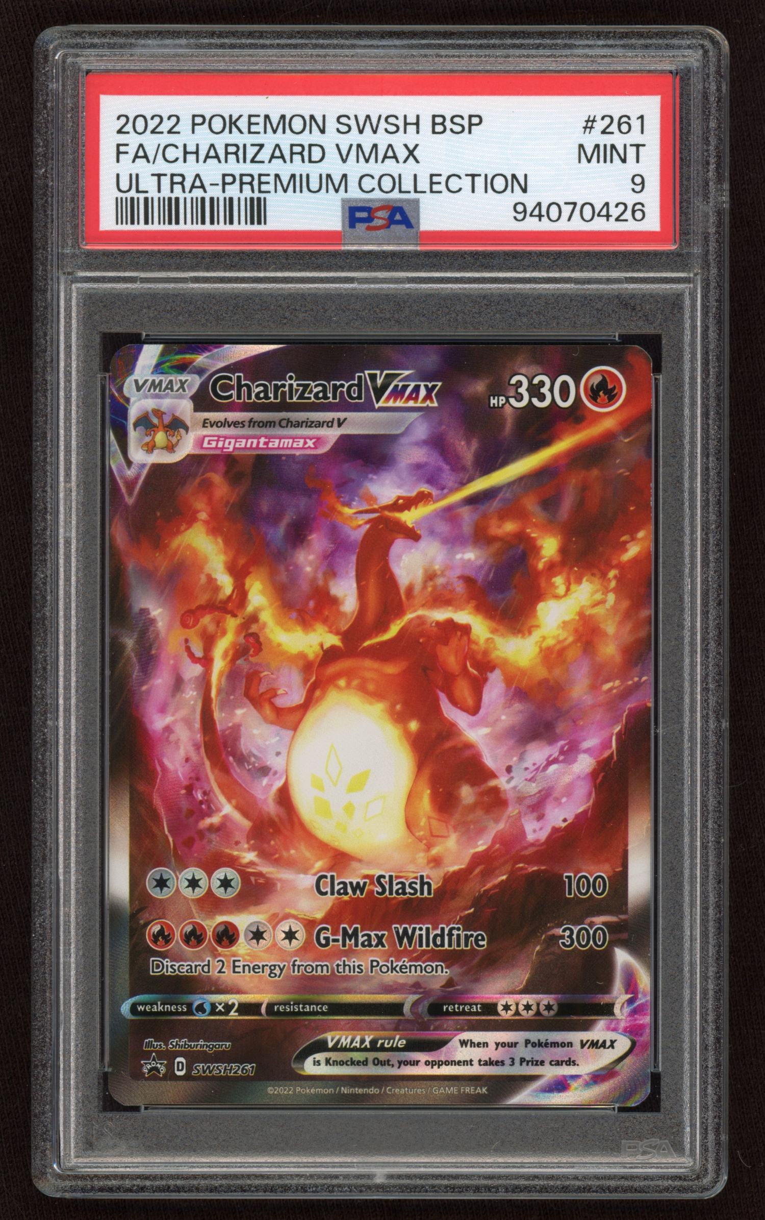 Graded collectible card