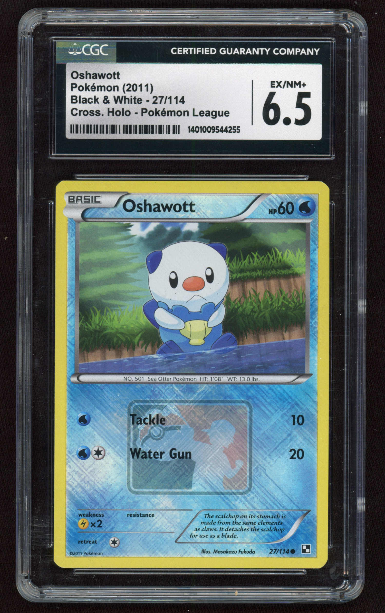 Graded collectible card