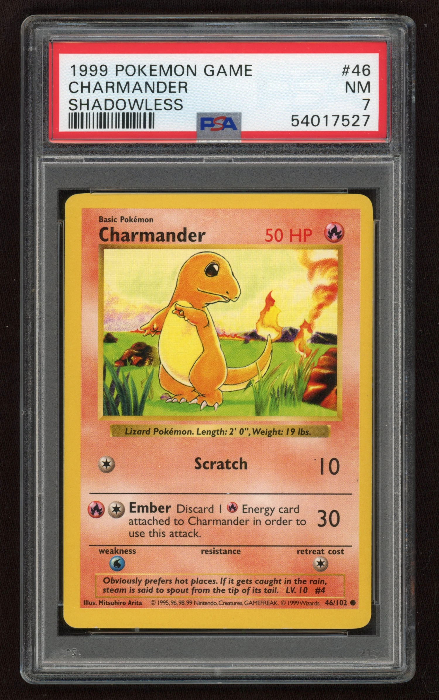 Graded collectible card