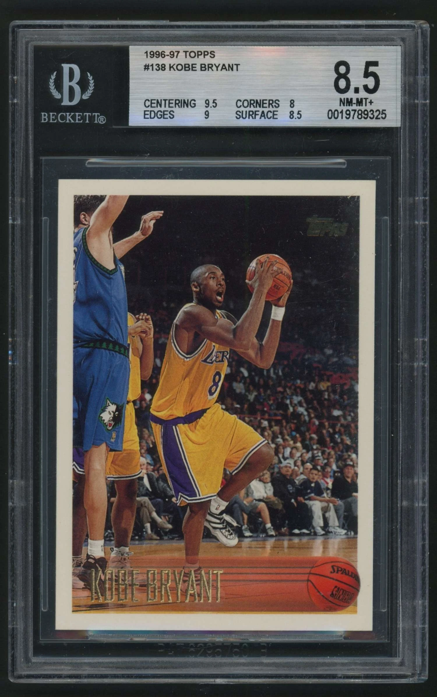 Graded collectible card