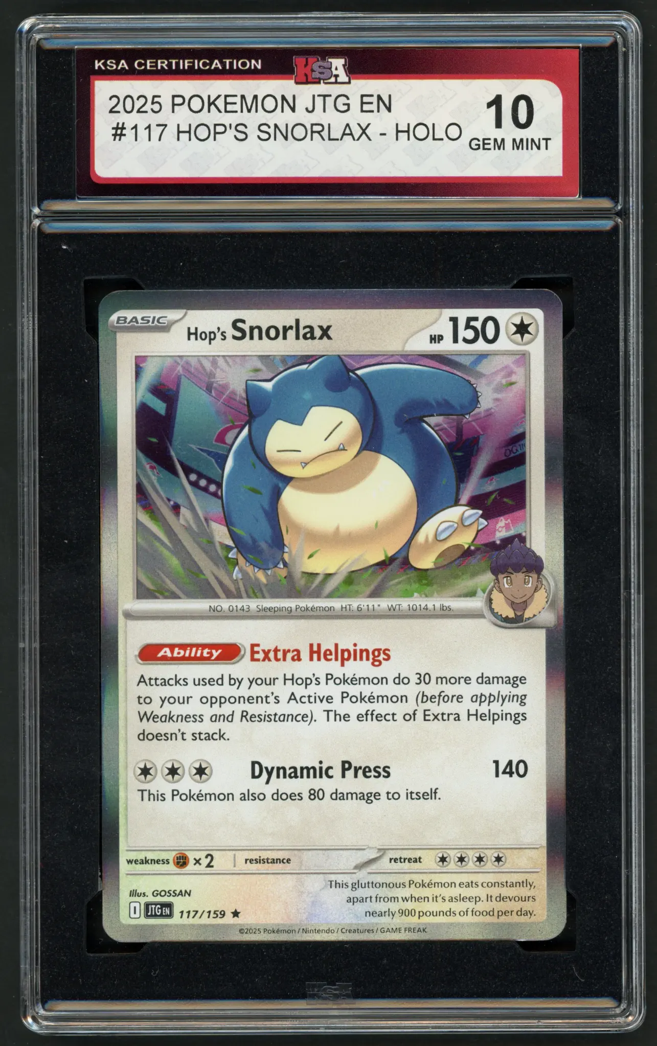 Hop’s Snorlax