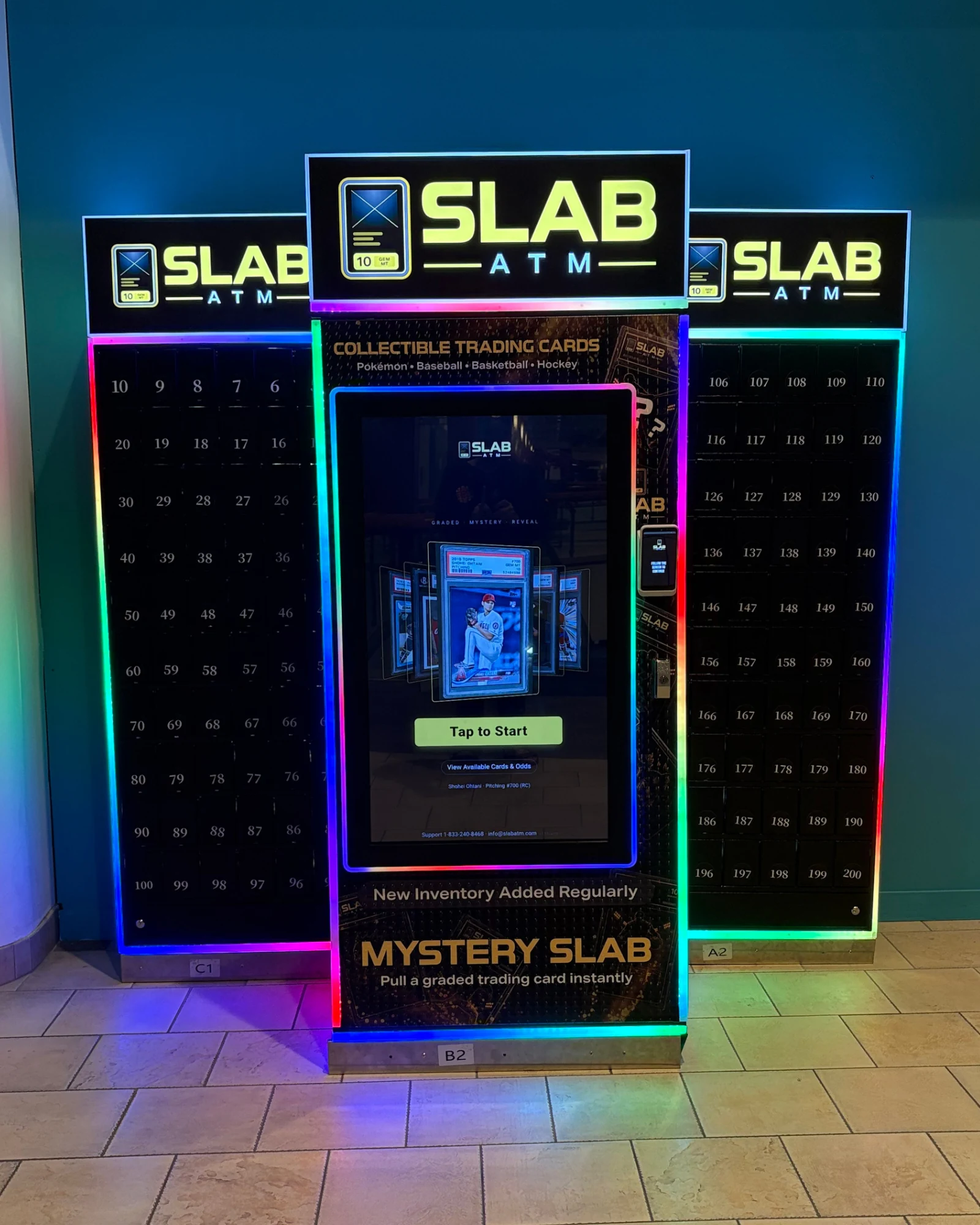 Slab ATM collectible card vending machine at Lime Ridge Mall